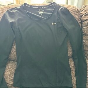 Black Nike long sleeved shirt